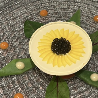 ひまわりとガーベラの2種類から選べるアペタイザーに惹かれまし