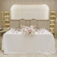 ナシタという会場で全体をピンク・キュート仕上げてもらいました