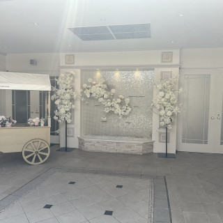 アジュールへ入る前の広場