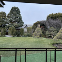 披露宴会場の園庭