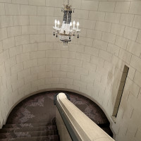 チャペルに向かう階段