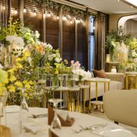 お花のイメージを伝え好きな空間を作ってもらいました