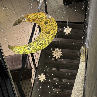 披露宴会場までの階段です