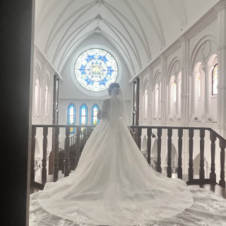 チャペル内の2階入り口から撮った写真