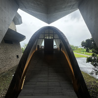 チャペルに入る前の場所です。