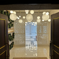 チャペル前のスペースです！
素敵でした！