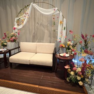 新郎新婦の席