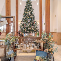 クリスマスシーズンだったのでロビーに大きなクリスマスツリー