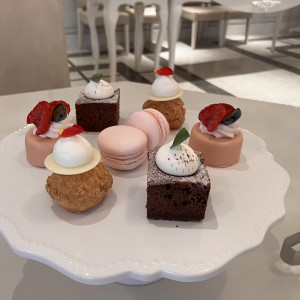 スイーツアペティの試食。可愛いらしく選ぶワクワクがありました|791069さんのラ・バンク・ド・ロア(横浜市指定有形文化財）の写真(2636257)