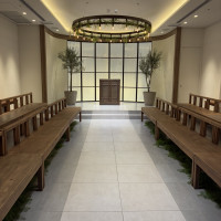 対面式の挙式会場です。