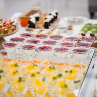 デザートビュッフェの一部です。美味しかったと好評でした。