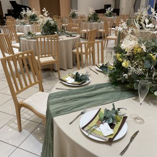 ララシャンス迎賓館(宮崎)のクチコミ 装花・コーディネートの写真(1枚目)