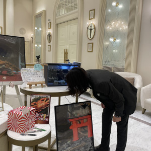 水槽見てるだけです。|791406さんのアーセンティア迎賓館（高崎）/テイクアンドギヴ・ニーズウェディングの写真(2637489)