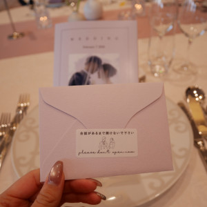 席札・プロフィールブック|791431さんのラ・テラスホール神戸(LASUITE LE PAN Bldg.)の写真(2638019)