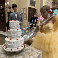 大きいスプーンを用意してもらえます（夫へのメッセージ入り）