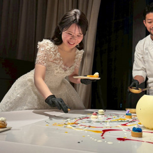 テーブルデザートアート|791558さんのキンプトン新宿東京の写真(2639845)