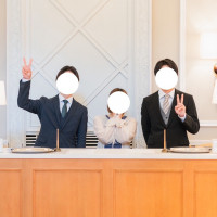 受付
ゲストが遠方のこともあり、両家とも兄弟に頼んだ！