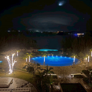 ホテルの部屋から見えるプール|791696さんのハレクラニ沖縄の写真(2638560)