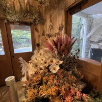 敷地内にある花屋