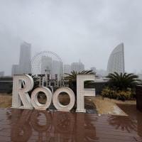 みなとみらいを一望できる屋上