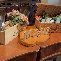 ウェルカムスペースの小物は式場側からレンタルできます