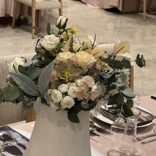 テーブルとお花
