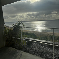 東海岸なので朝日が昇ります