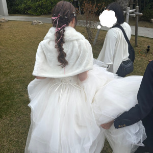 ガーデンを歩くだけでも楽しい時間|791977さんのザ・ギノザリゾート 美らの教会/アールイズ・ウエディングの写真(2640494)