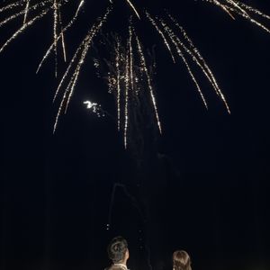 謝辞のあと、サプライズで花火の演出を行いました|791979さんのAT TERRACE ninomiyaの写真(2684029)