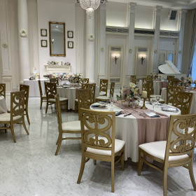 披露宴会場です