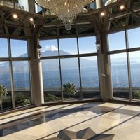 ここからも桜島がみえる