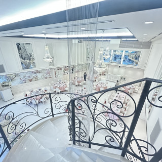 螺旋階段からの景色