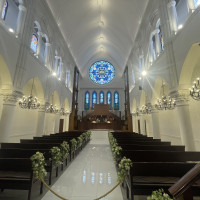 挙式会場の入場口から