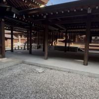 明治神宮の挙式会場から見える風景です