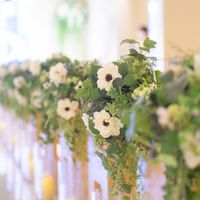 チャペル内の装花