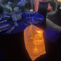 披露宴会場でのランタン