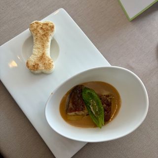 フォアグラの味噌ソース