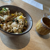 見学時試食　釜飯