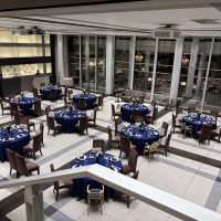 階段踊り場からの景色