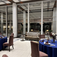 高砂の後ろはガーデンになっており、そこから入場できる