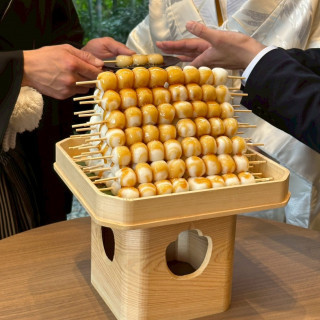 みたらしタワー、和装にぴったりでした！