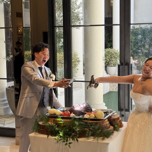 ウェディングケーキ以外の演出案も出していただけました|792572さんのアーヴェリール迎賓館(名古屋)/テイクアンドギヴ・ニーズウェディングの写真(2641740)