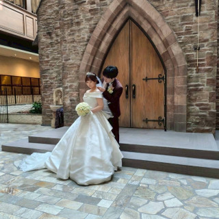 チャペルの外観も素敵で、写真映えします。