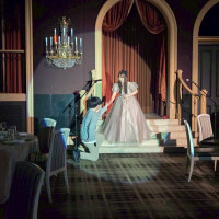 本番前に披露宴会場で1時間のリハーサルをさせていただきました