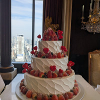 ケーキはオーソドックスなものを選んでケーキトッパーで華やかに