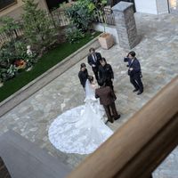 22階チャペル23階がゲスト控室なので挙式まで会わないで済む