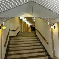 チャペル　雨天時のフラワーシャワー場所