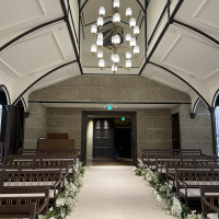 挙式会場の新郎新婦側からの見え方