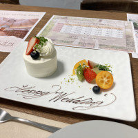 いちごのケーキ。クリームがとても美味しかったです。