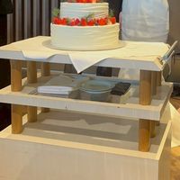 ケーキ代はシンプルなものでした